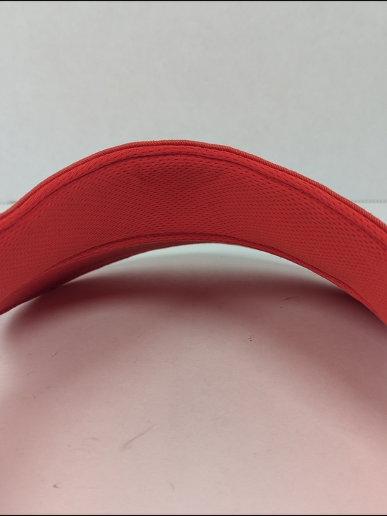 Tory Burch Sport Performance Burnt Orange Red Adjustable Visor Tennis Golf - Picture 7 of 13